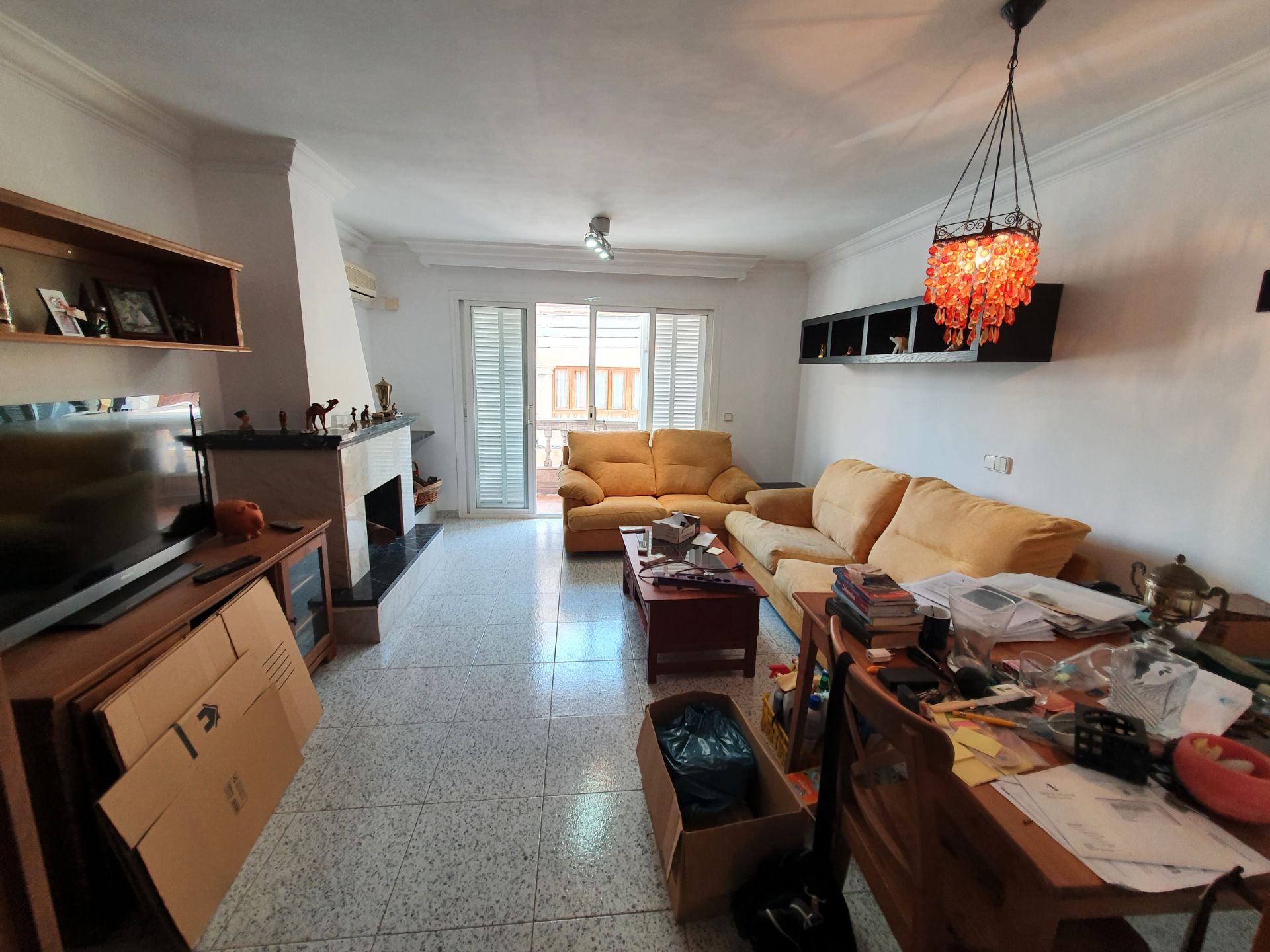 Sala d'estar de Pis de lloguer en  Palma de Mallorca amb Aire condicionat, Calefacció i Moblat