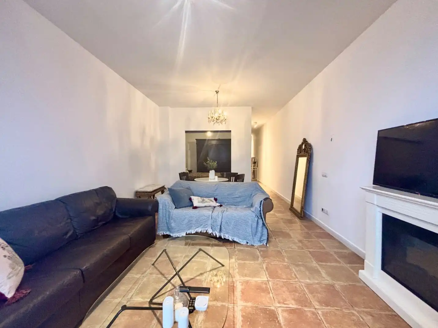 Sala d'estar de Casa o xalet en venda en Sabadell amb Aire condicionat, Terrassa i Balcó