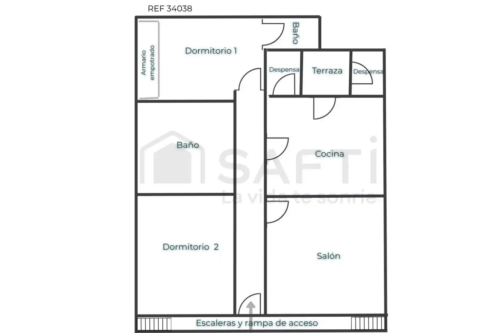 Casa adosada en venta en León Capital  con Calefacción y Terraza