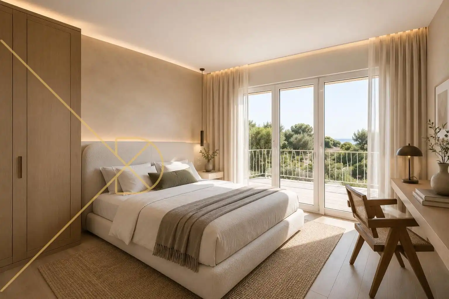 Bedroom of Houses for sale in Sant Just Desvern  with Air Conditioner, Heating and Private garden