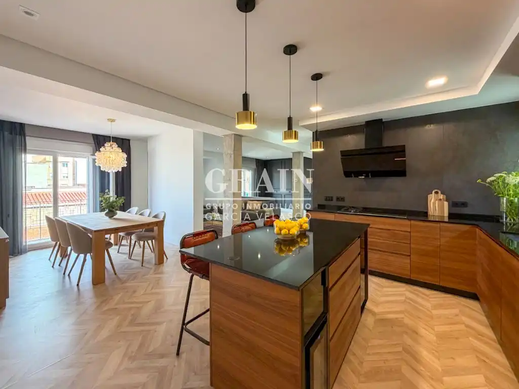 Küche von Dachboden zur Miete in Albacete mit Heizung, Terrasse und Balkon