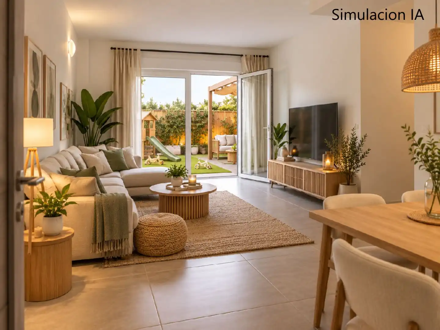 Wohnzimmer von Wohnung zur Miete in La Pardilla - San Antonio
