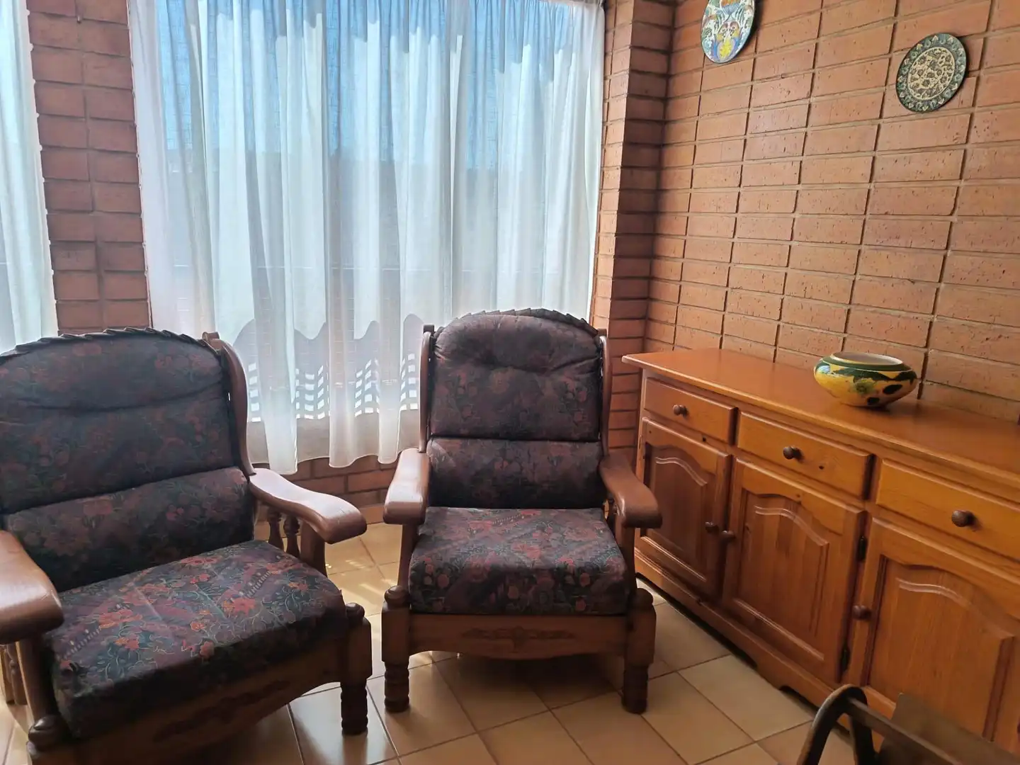 Wohnzimmer von Wohnung zur Miete in Alicante / Alacant mit Klimaanlage, Terrasse und Möbliert