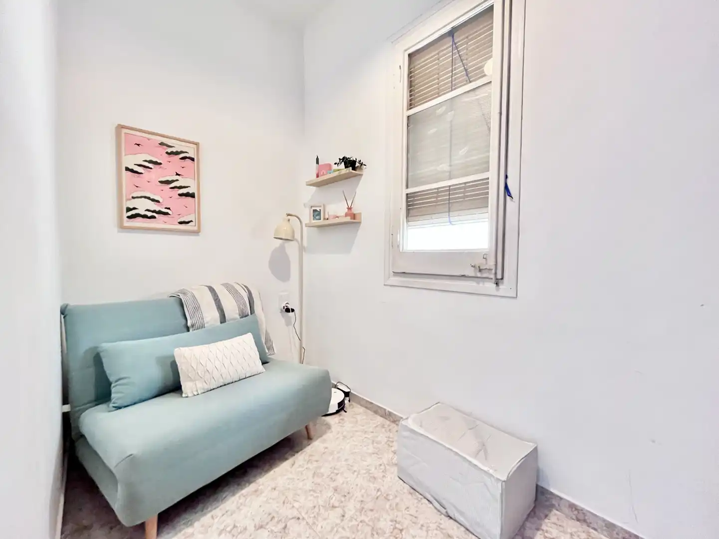 Sala de estar de Piso en venta en Barcelona con Aire acondicionado, Calefacción y Parquet