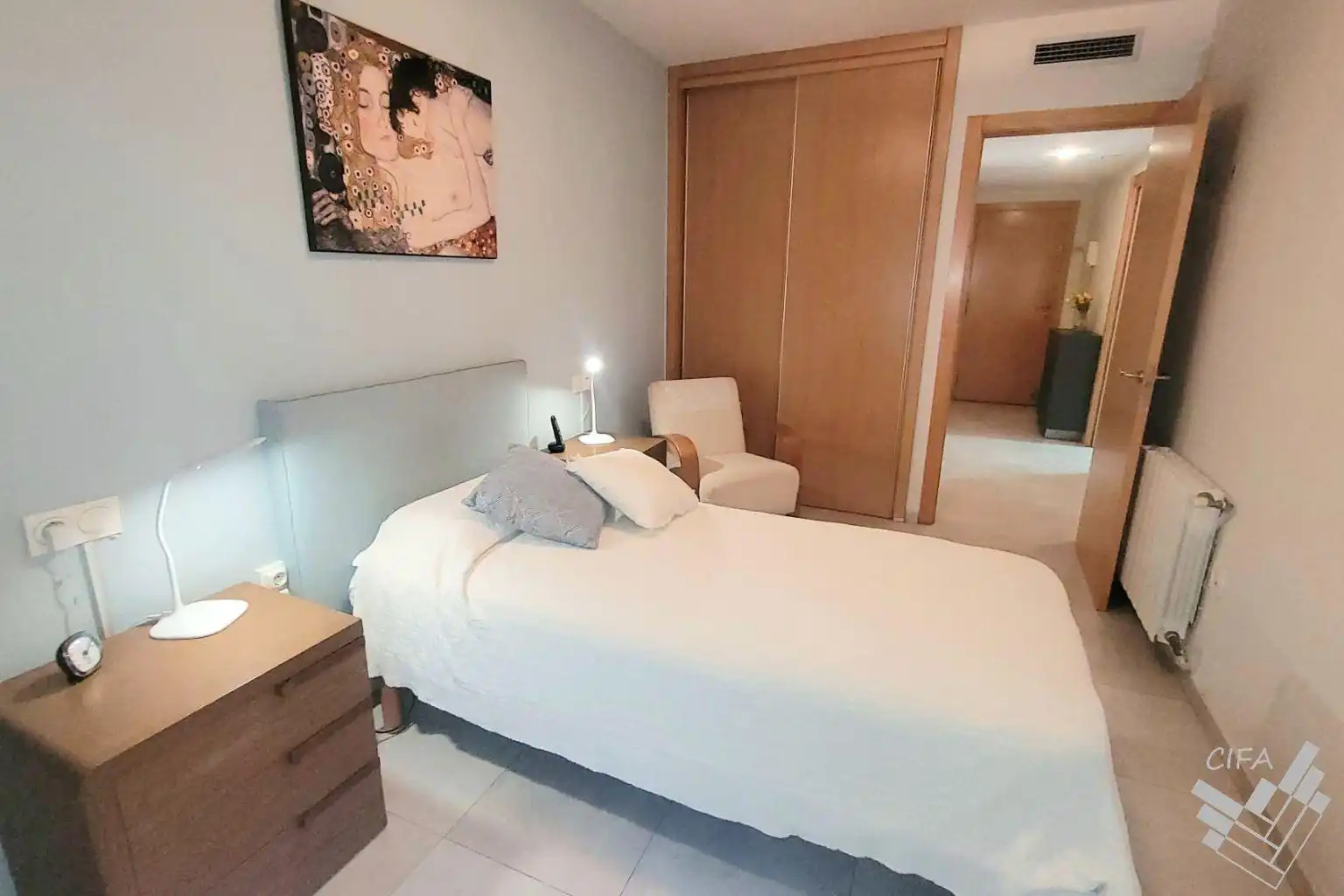 Bedroom of Flat for sale in Vinaròs  with Air Conditioner, Terrace and Furnished