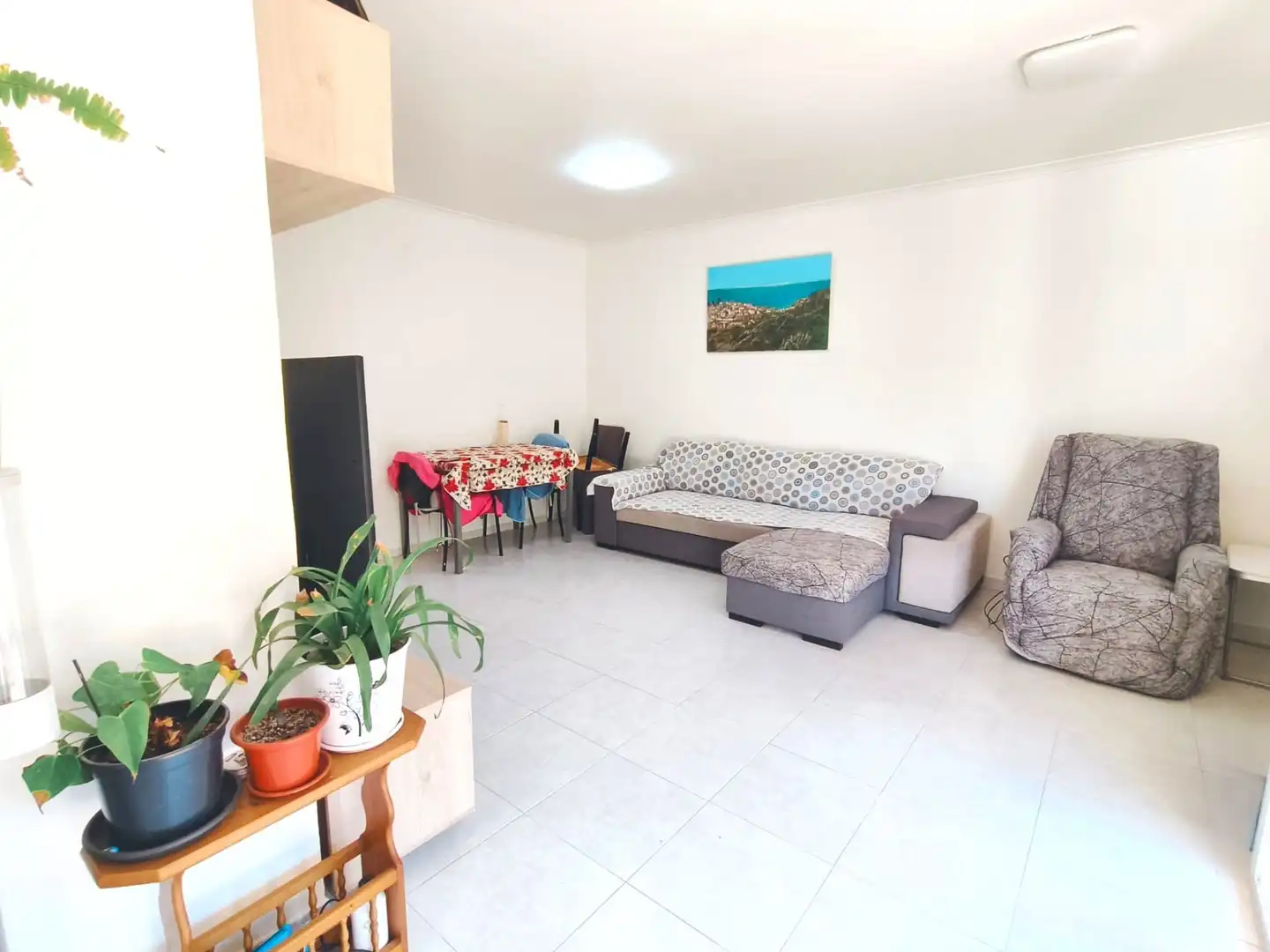 Sala de estar de Piso en venta en Canet de Mar con Terraza
