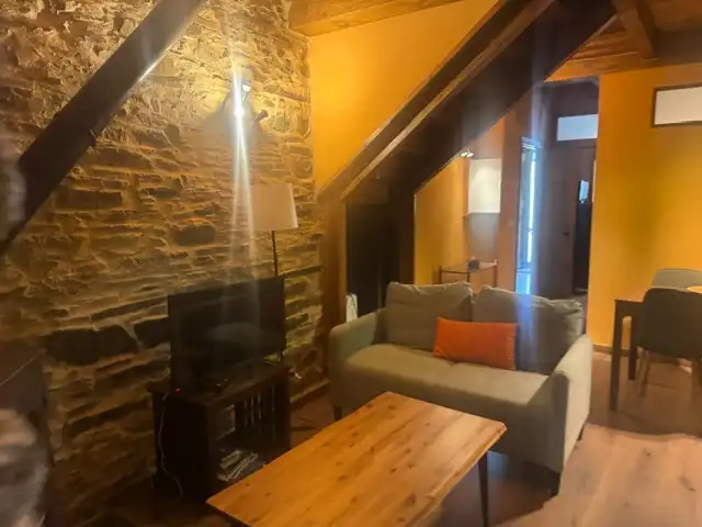 Sala d'estar de Finca rústica en venda en Vegadeo amb Calefacció, Jardí privat i Terrassa