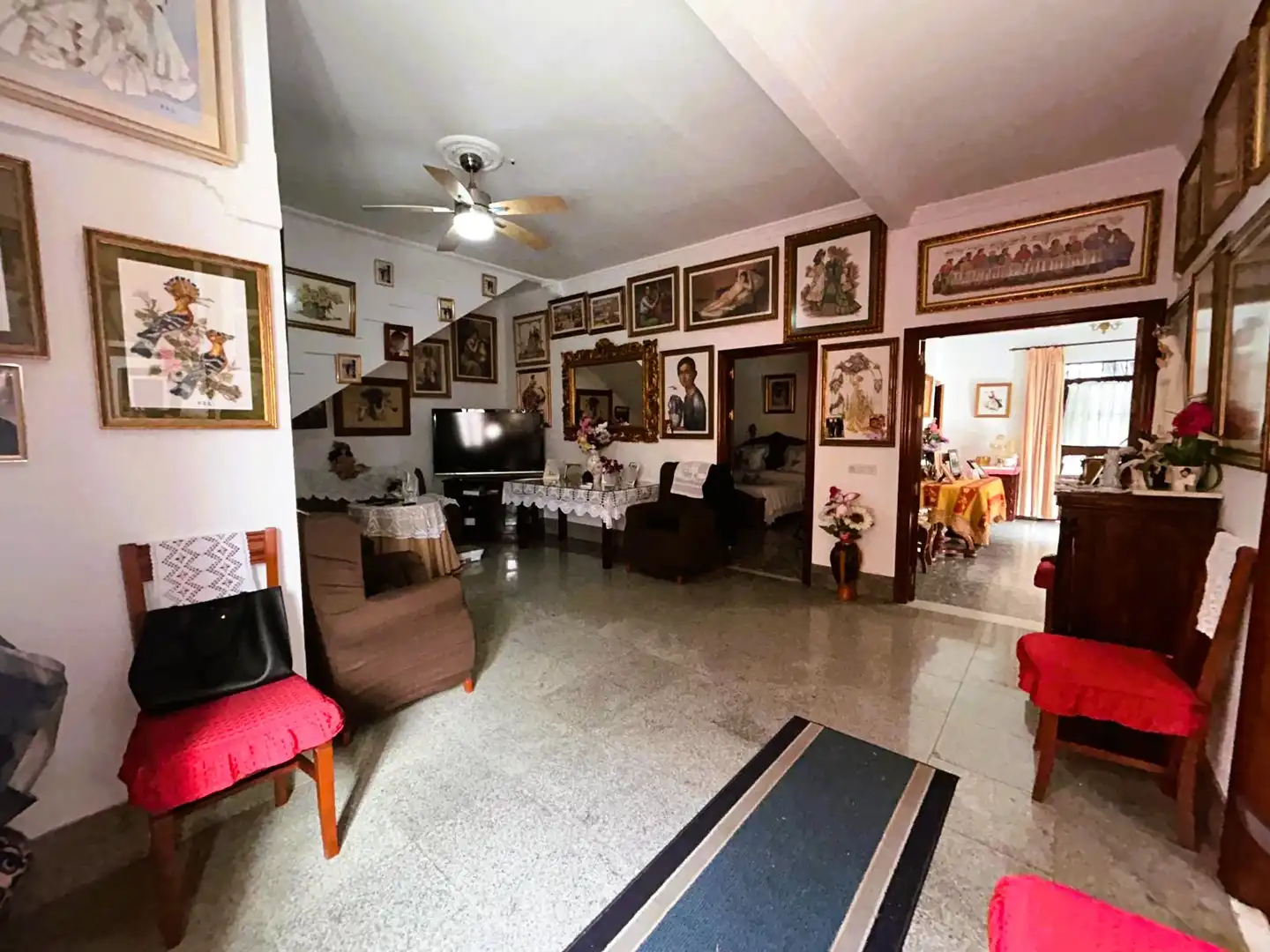 Living room of Detached homes for sale in Umbrete  with Air Conditioner, Terrace and Storage room