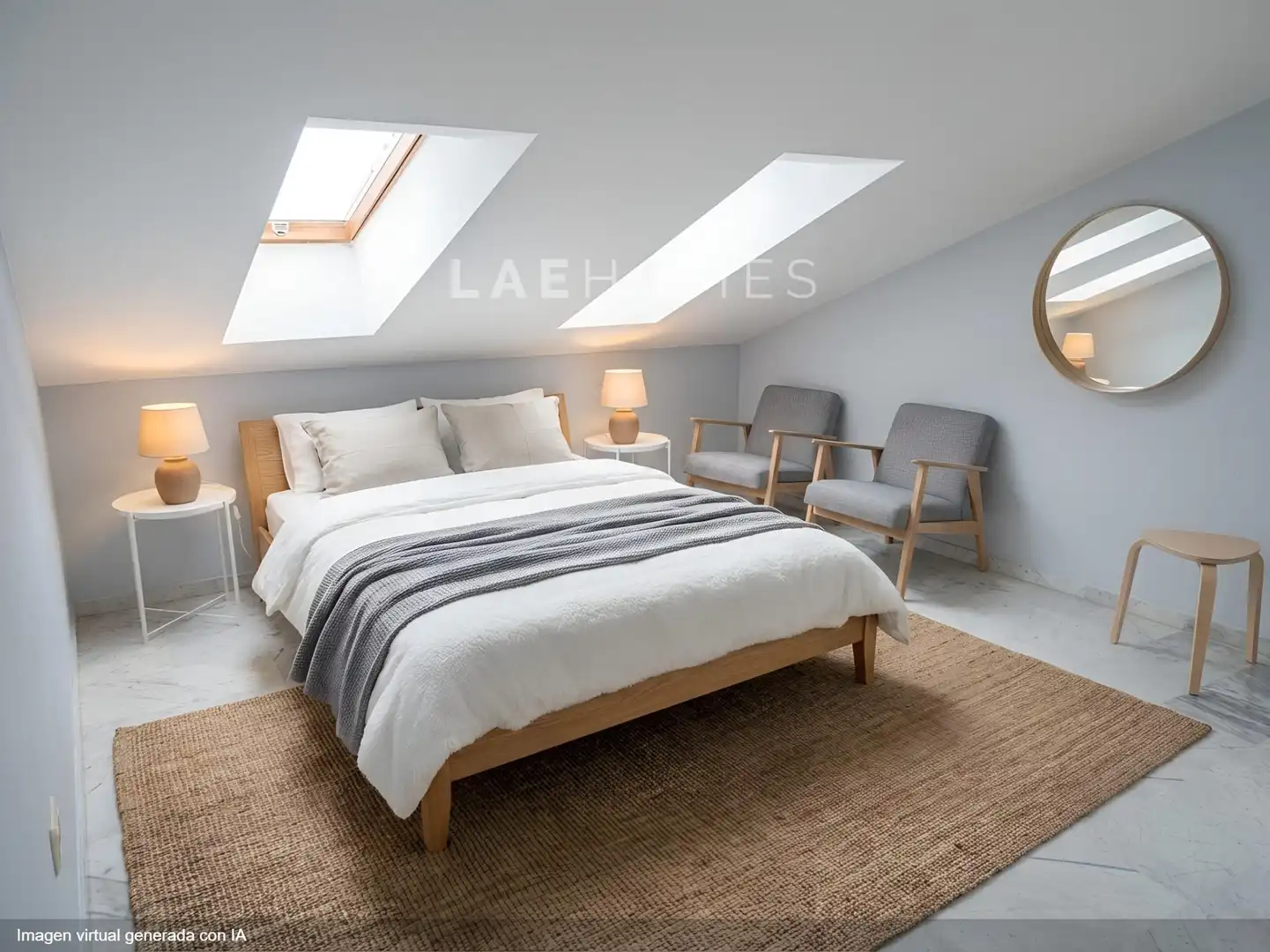 Schlafzimmer von Maisonette zum Verkauf in Jaén mit Klimaanlage und Balkon
