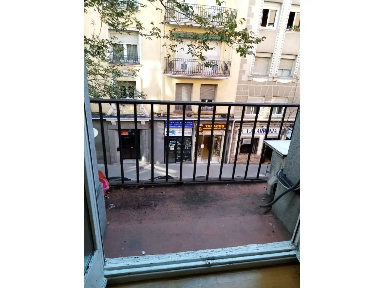 Terraza de Estudio de alquiler en Madrid con Aire acondicionado, Calefacción y Amueblado