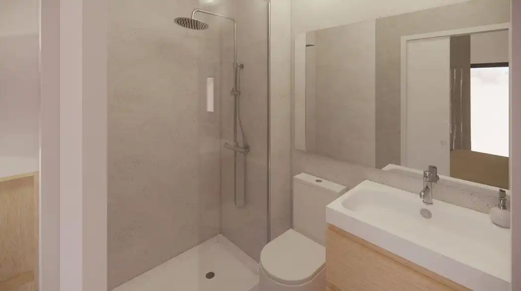 Baño de Casa o chalet en venta en Sabadell con Jardín privado, Parquet y Terraza