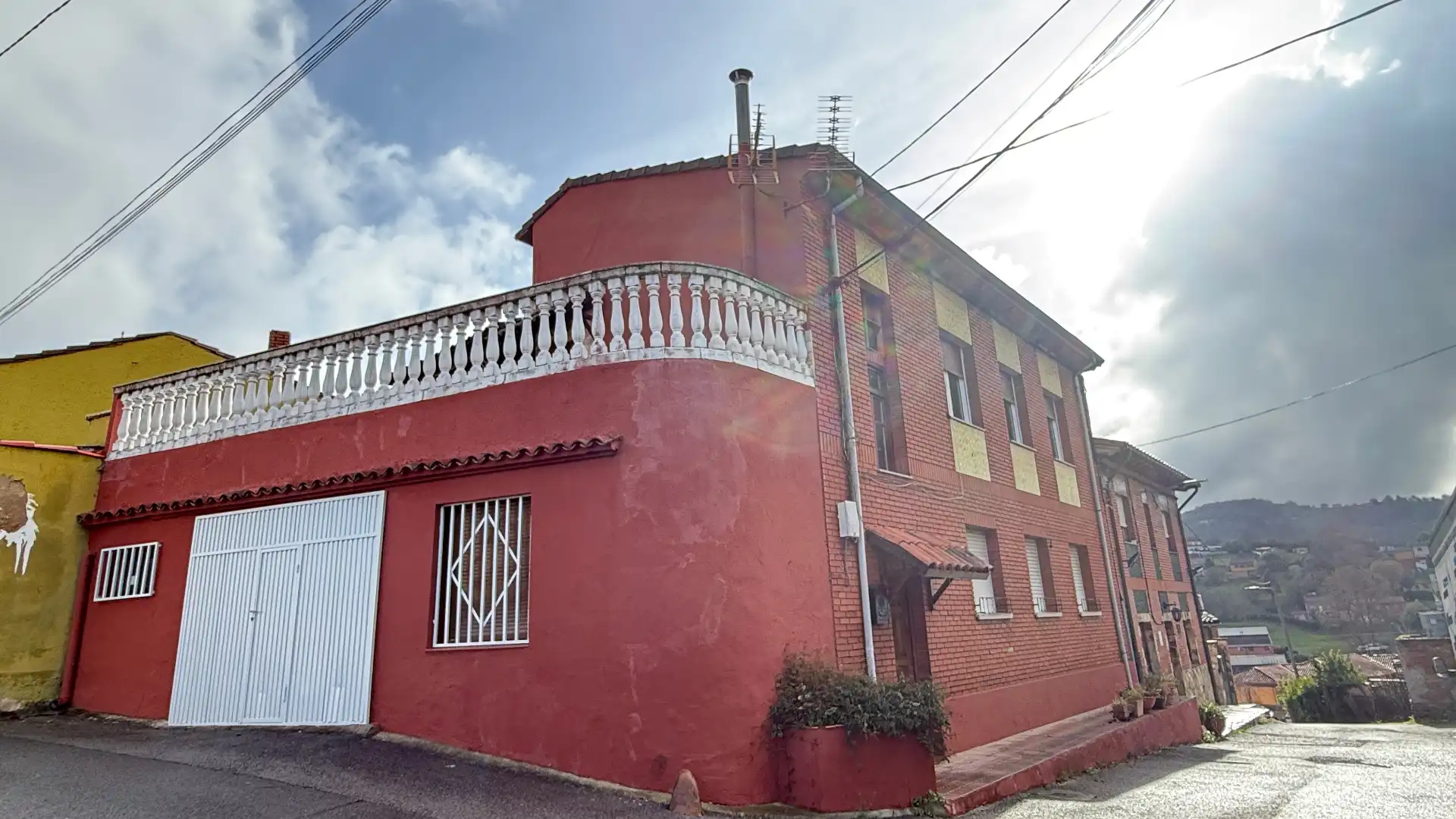 Exterior view of Houses for sale in Langreo  with Heating, Private garden and Terrace