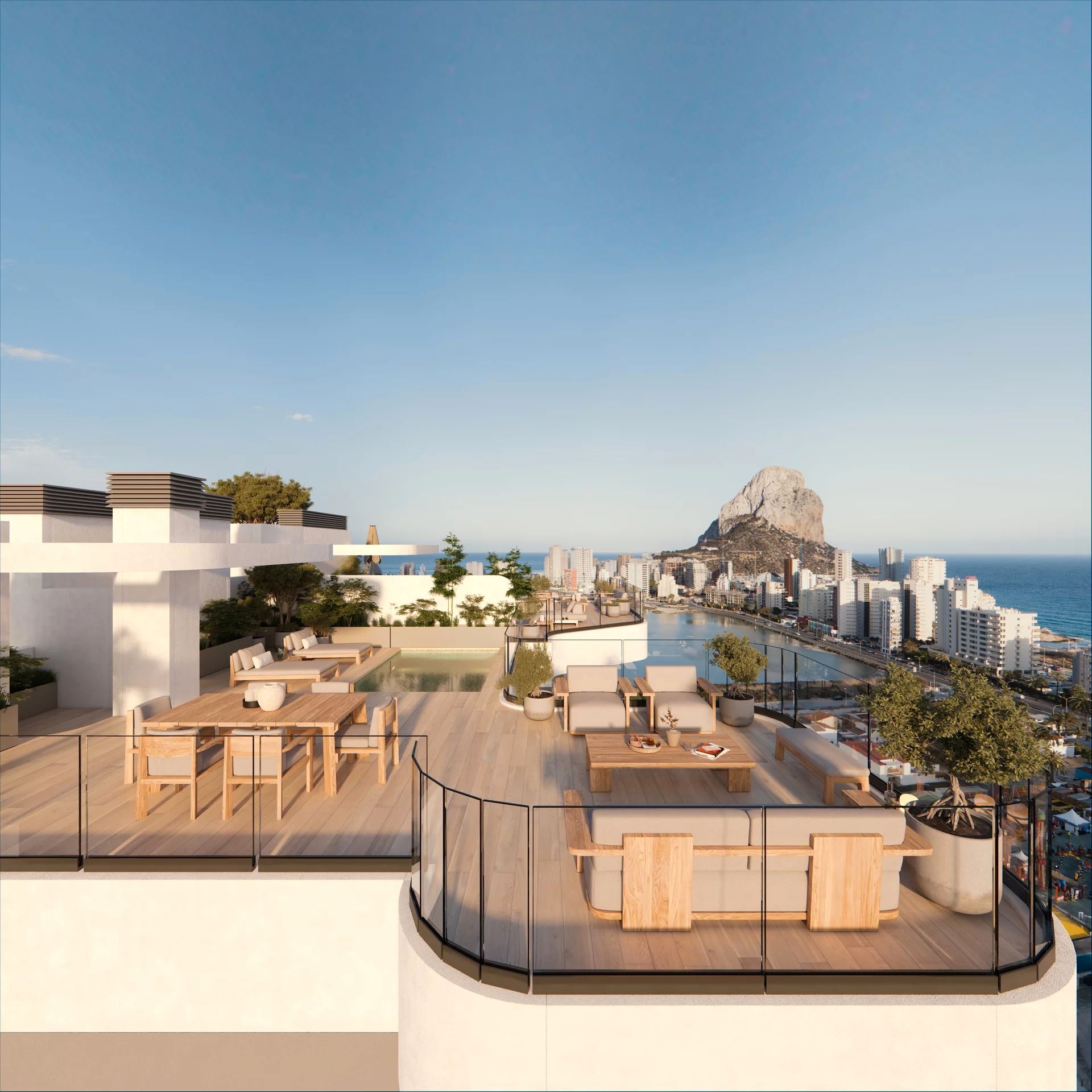 Terrace of Flat for sale in Calpe / Calp