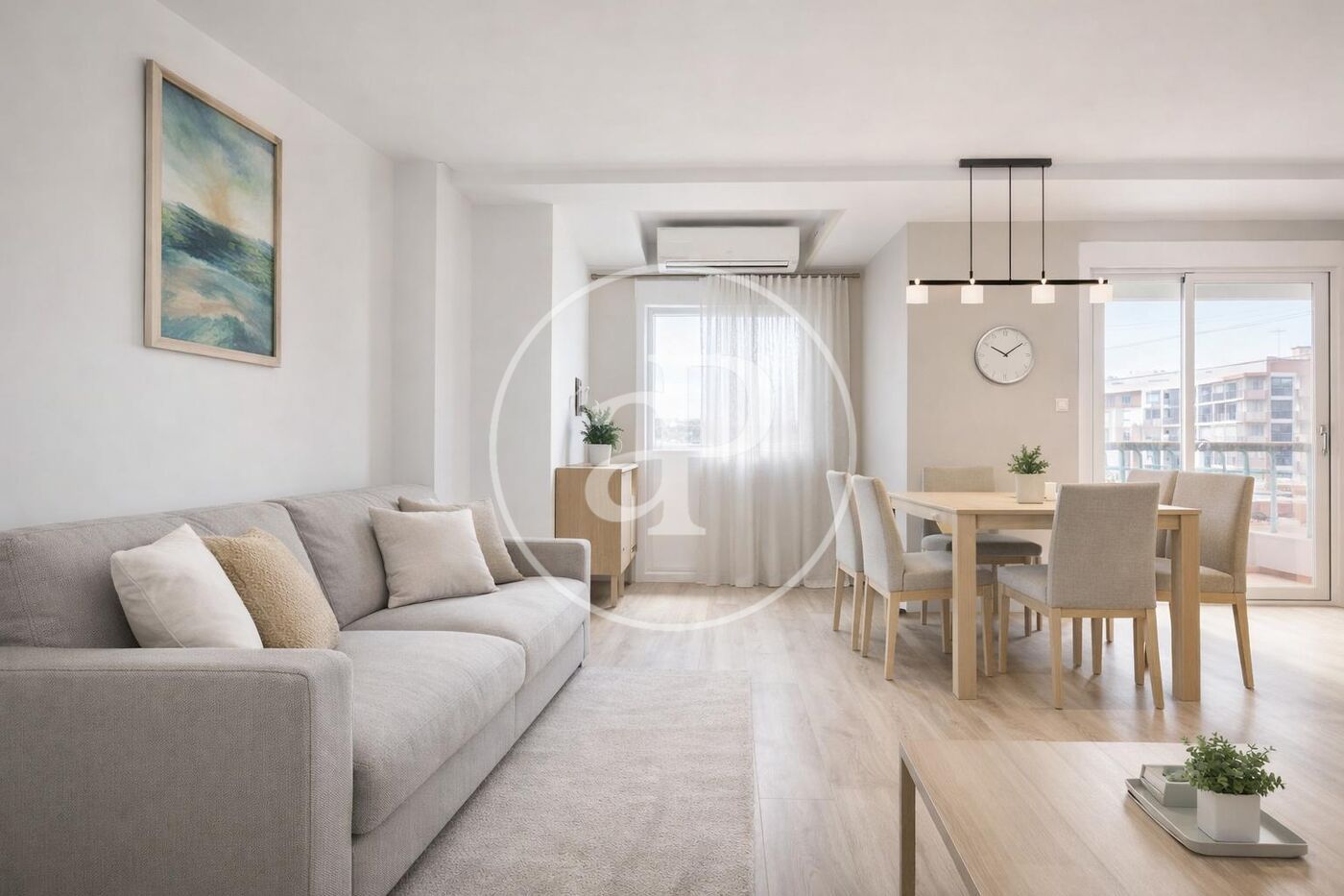 Living room of Flat for sale in Quart de Poblet  with Air Conditioner, Heating and Balcony