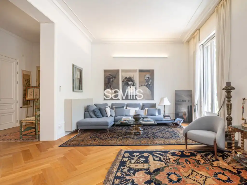 Sala d'estar de Apartament en venda en Barcelona amb Piscina, Moblat i Balcó