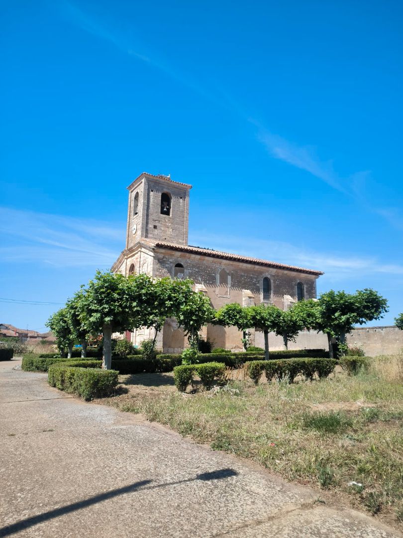Vista exterior de Casa o xalet en venda en Palacios de Riopisuerga amb Jardí privat i Balcó