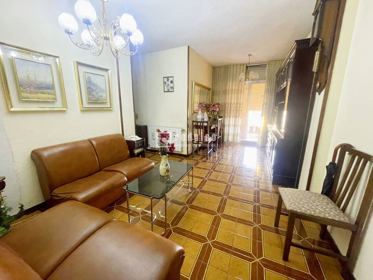 Living room of Flat for sale in  Madrid Capital  with Air Conditioner, Heating and Terrace