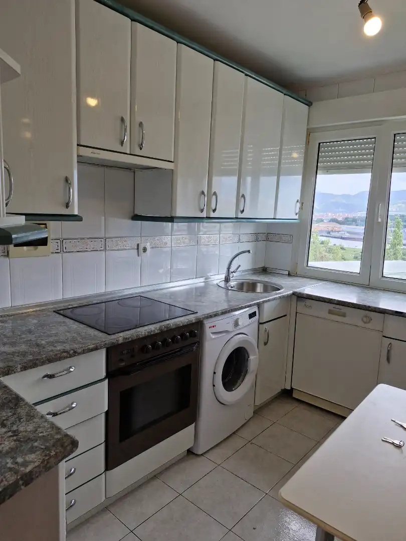 Cocina de Piso de alquiler en Leioa con Calefacción, Amueblado y Horno