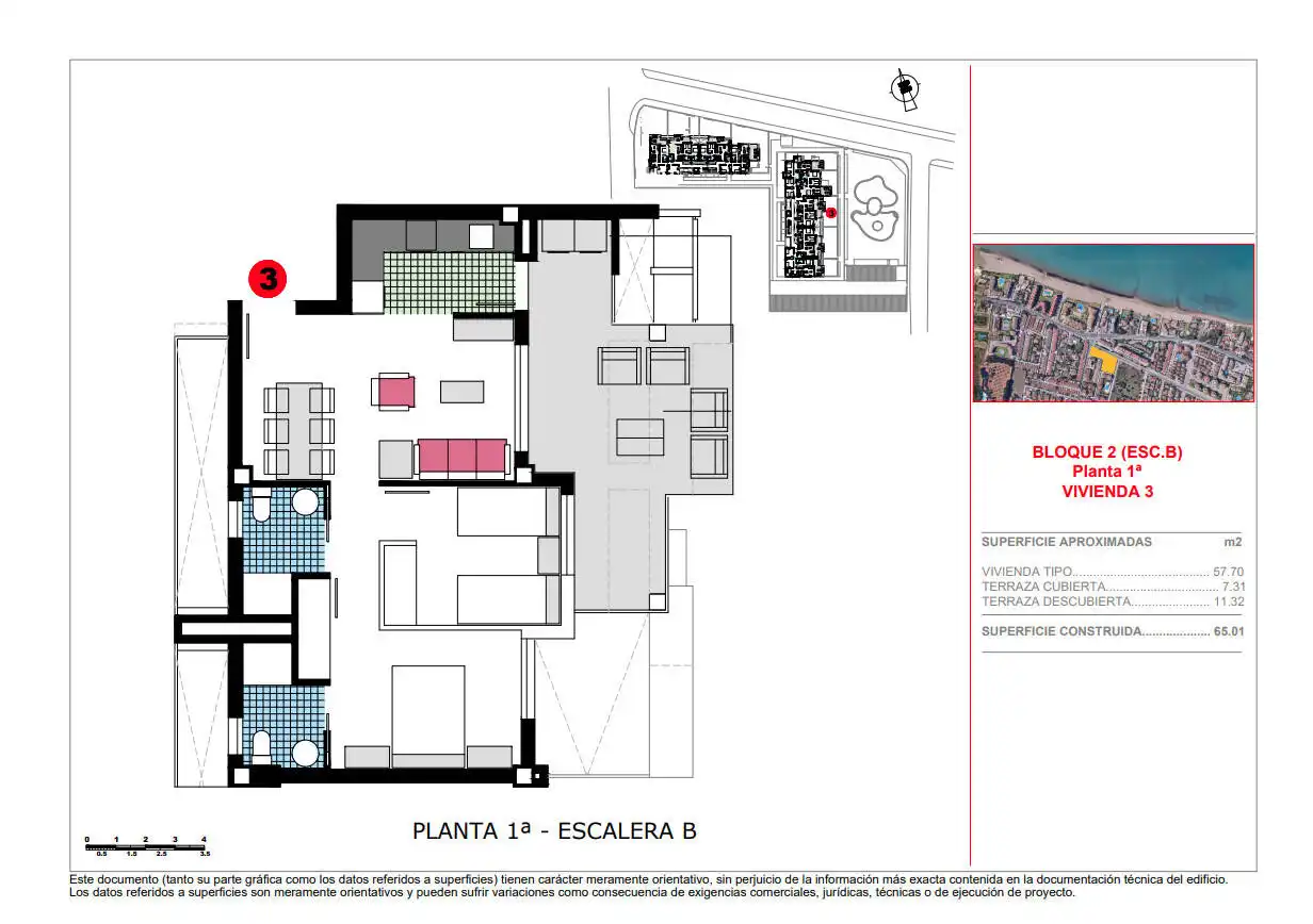 Apartamento con balcón en venta en Las Marinas / Les Marines, imagen 7