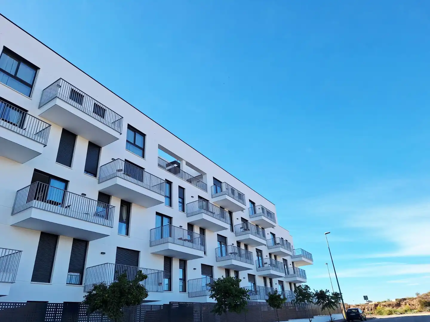 Vista exterior de Apartamento de alquiler en Murcia con Aire acondicionado, Calefacción y Terraza