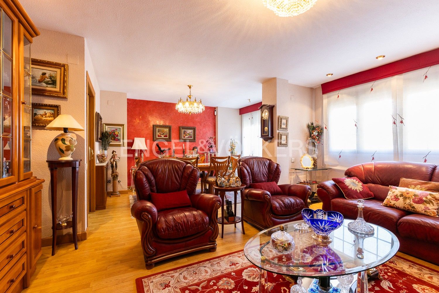 Living room of Apartment for sale in  Valencia Capital  with Air Conditioner, Heating and Parquet flooring
