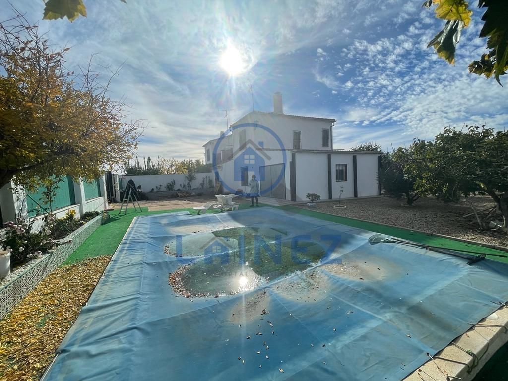 Vista exterior de Casa o chalet en venta en Belmez con Calefacción, Jardín privado y Terraza