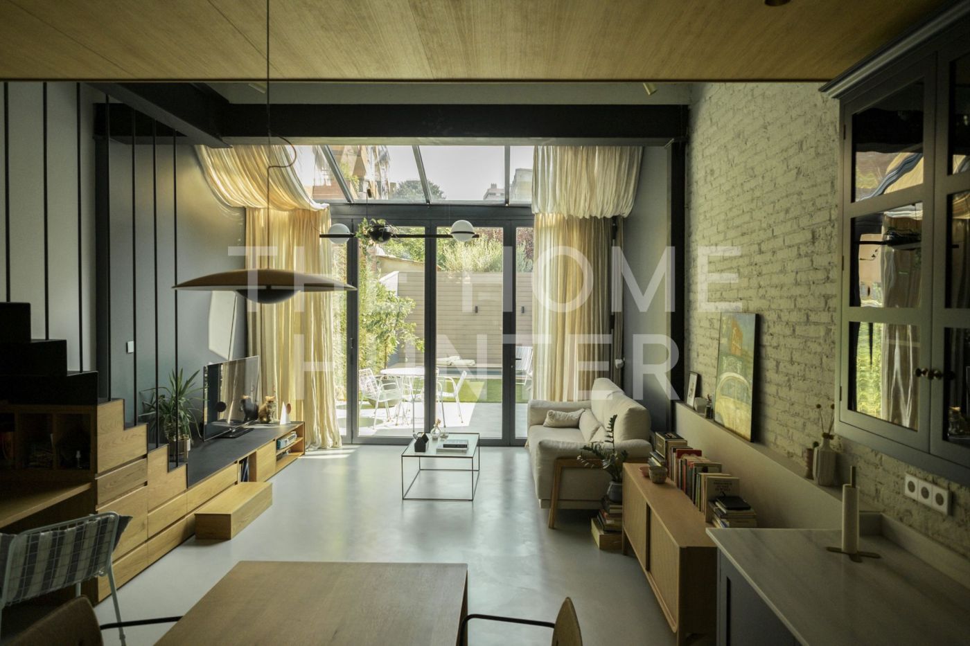 Sala d'estar de Casa o xalet en venda en  Barcelona Capital amb Aire condicionat, Calefacció i Jardí privat