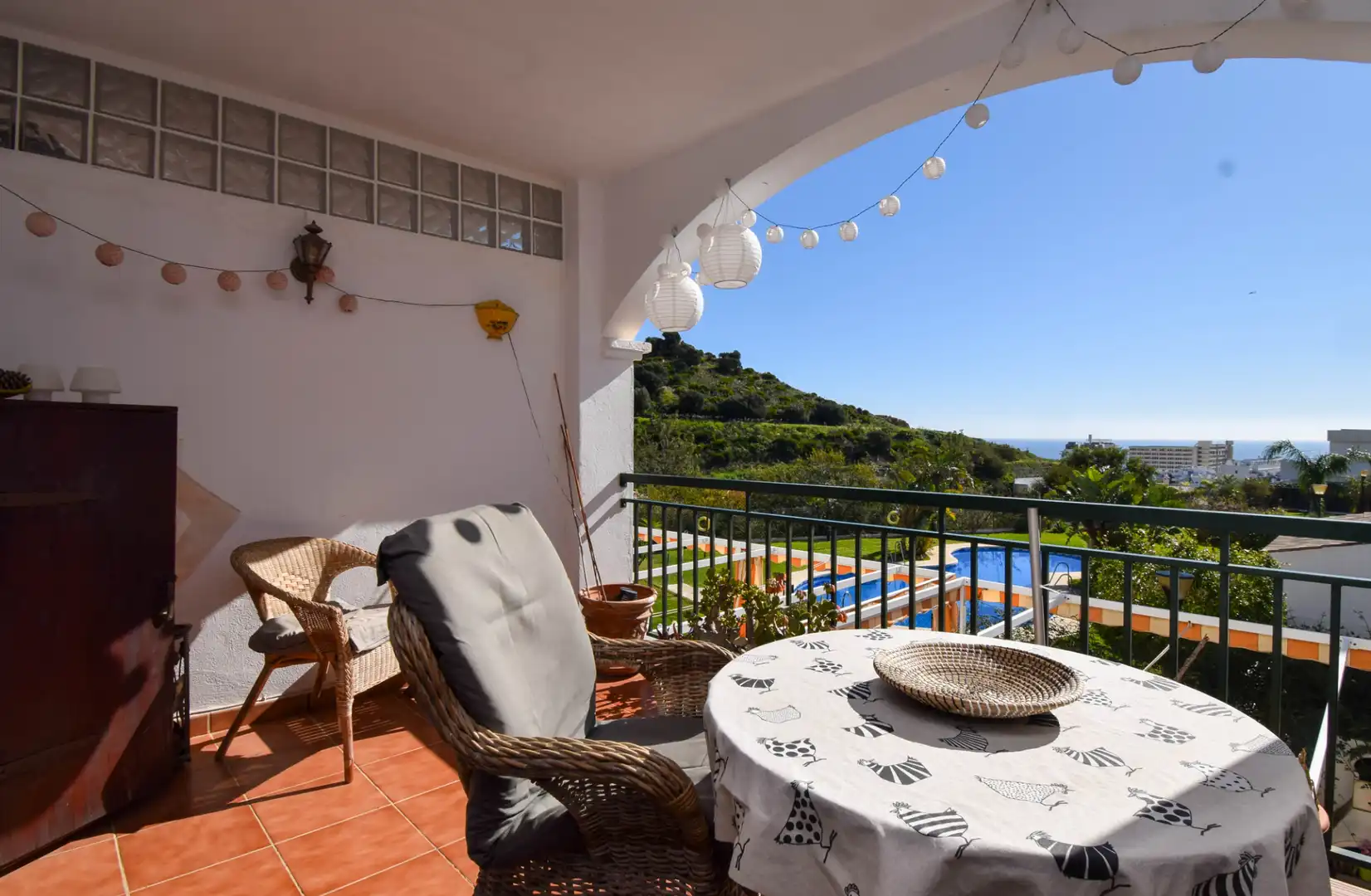 Terrassa de Apartament en venda en Benalmádena amb Aire condicionat, Terrassa i Moblat