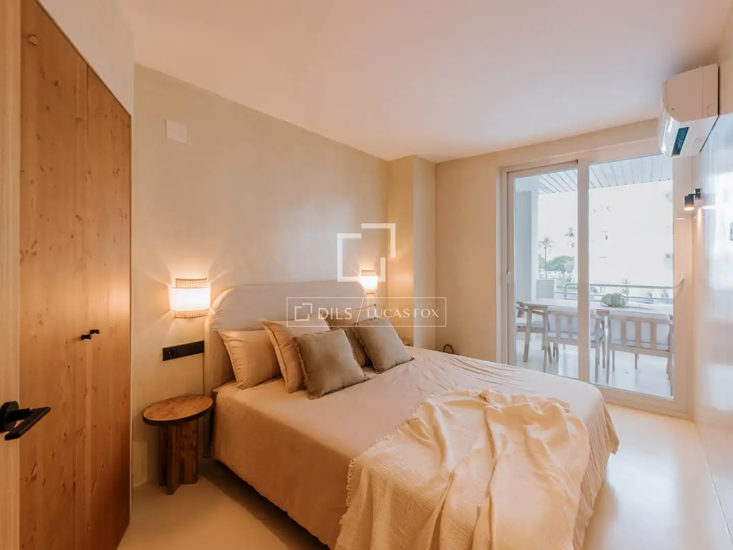 Schlafzimmer von Wohnung zum Verkauf in Eivissa mit Klimaanlage, Heizung und Privatgarten