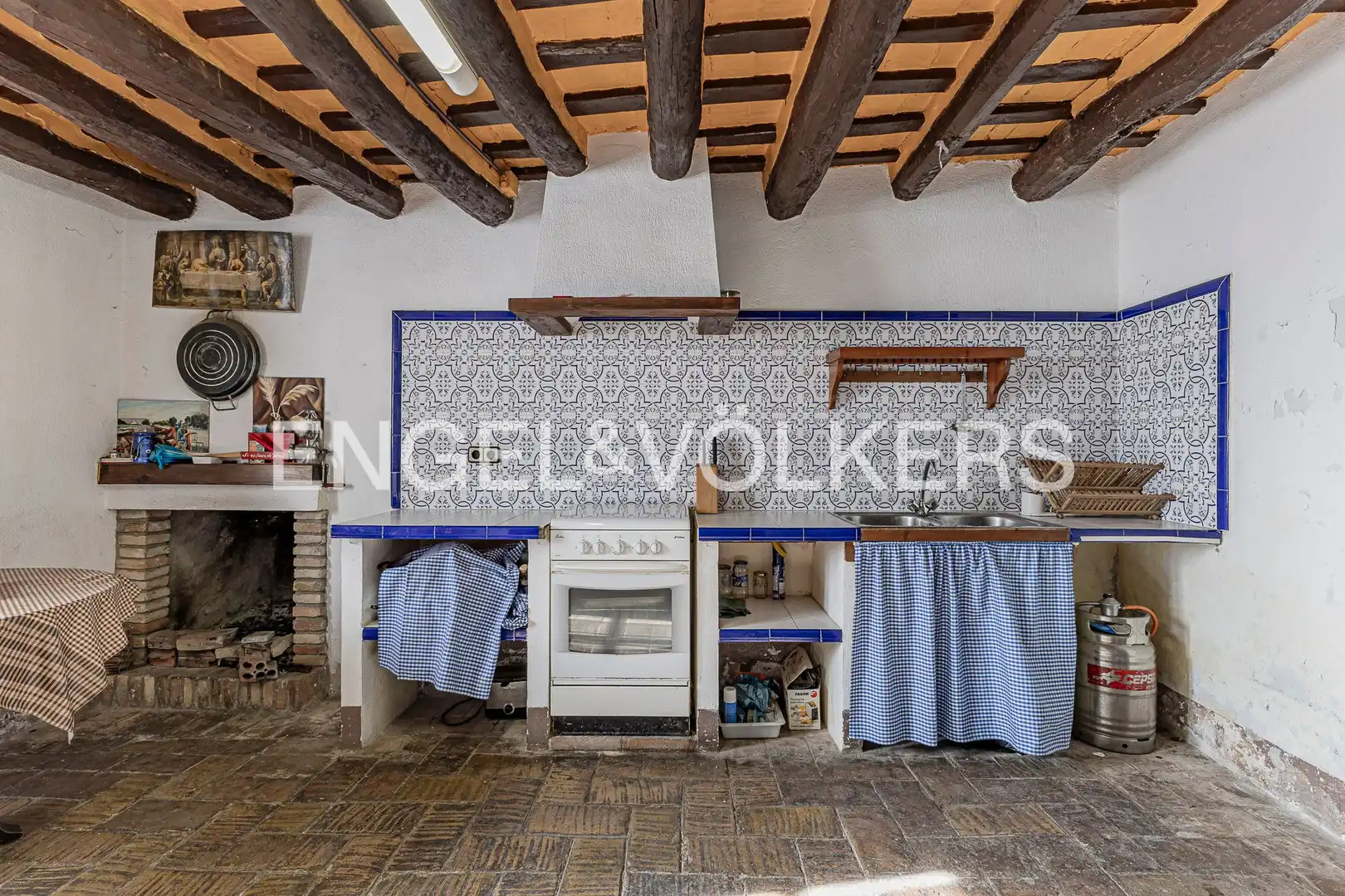 Cocina de Casa adosada en venta en Canyelles con Calefacción, Jardín privado y Terraza