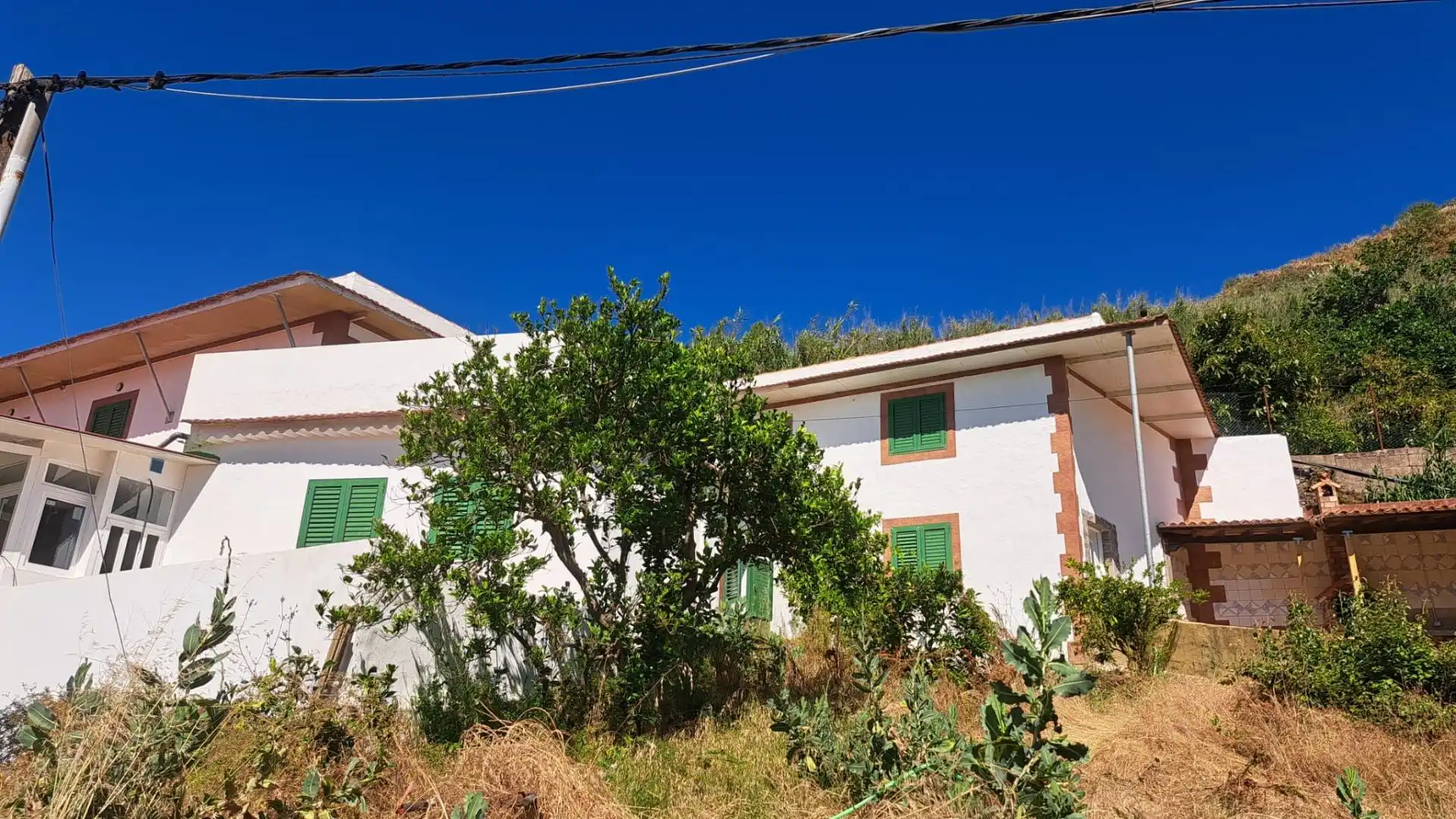 Außenansicht von Haus oder Chalet zur Miete in Valleseco mit Privatgarten und Balkon
