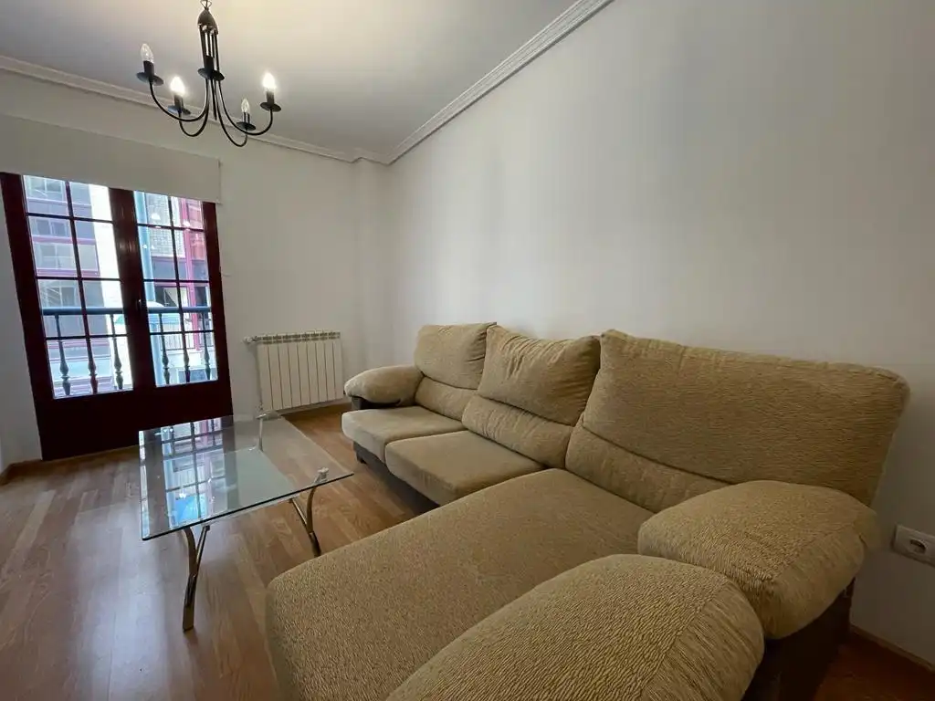 Living room of Apartments for rent in Ponferrada  with Heating, Furnished and Balcony