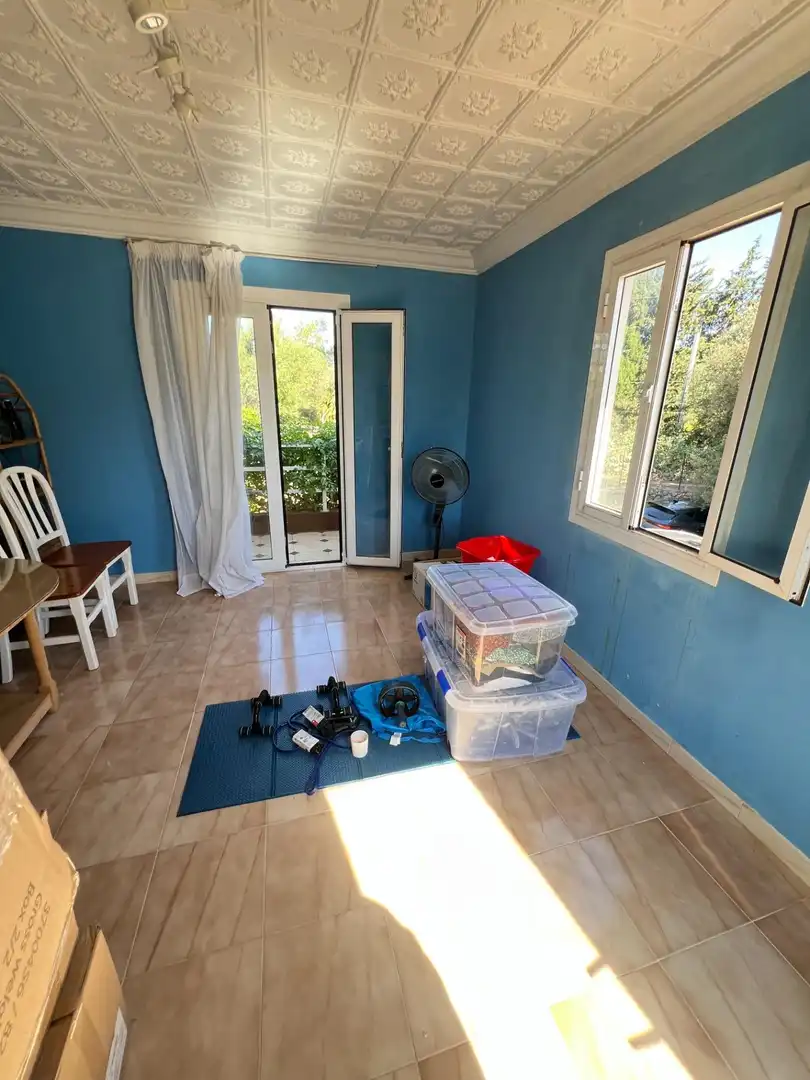 Sala de estar de Finca rústica en venta en Inca con Aire acondicionado, Jardín privado y Terraza