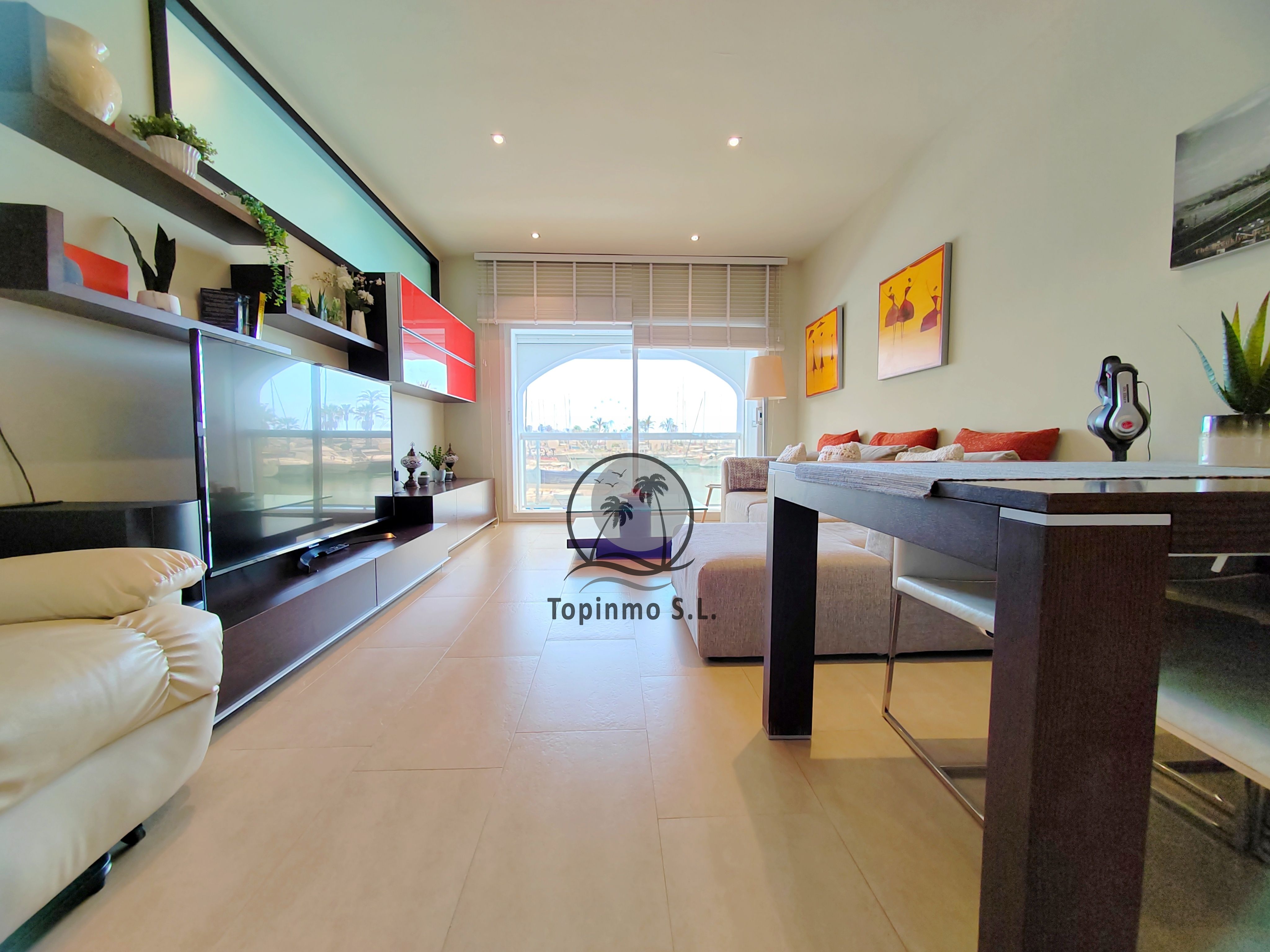 Living room of Flat for sale in Benalmádena  with Air Conditioner, Furnished and Washing machine