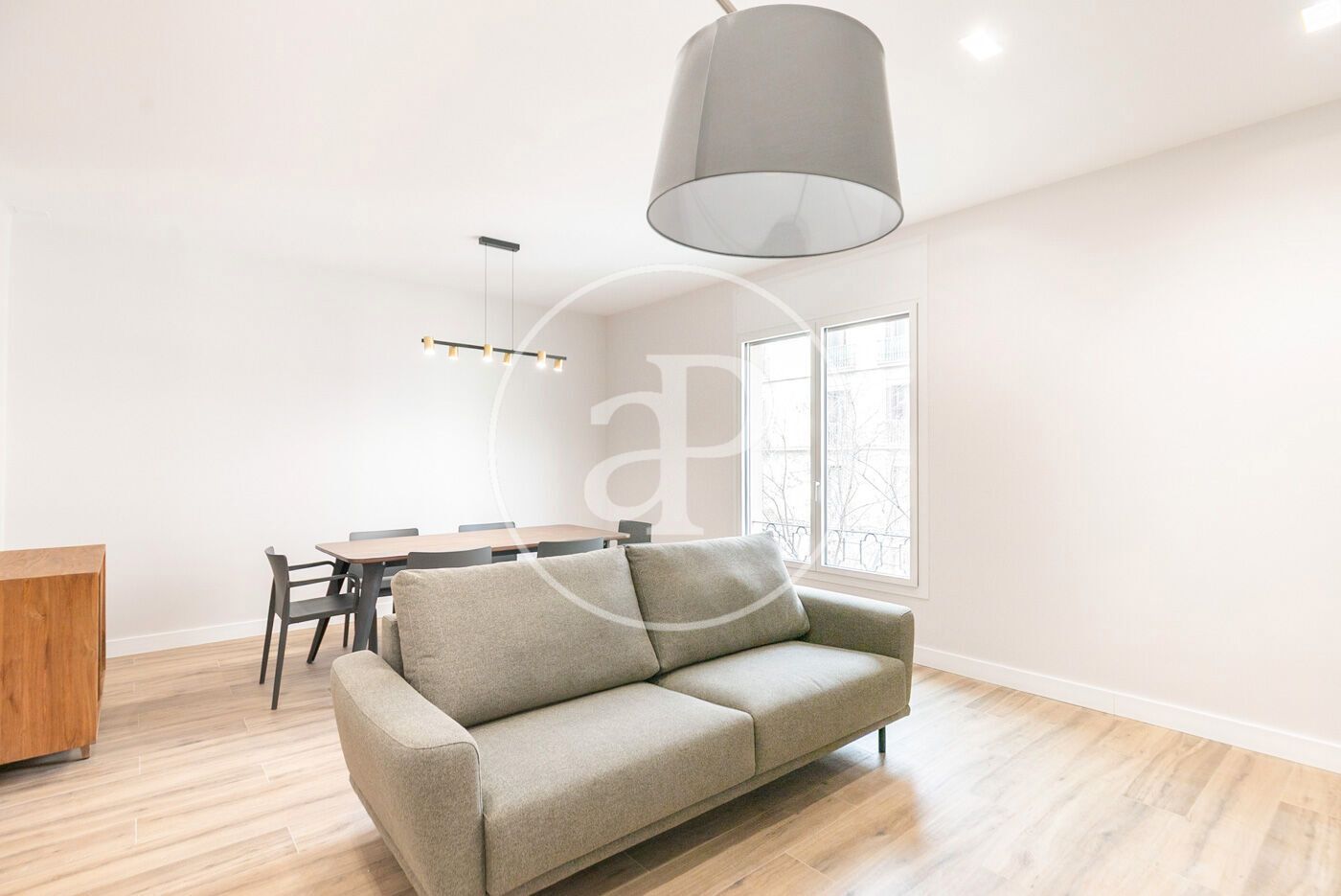 Sala d'estar de Pis en venda en  Barcelona Capital amb Aire condicionat, Calefacció i Moblat