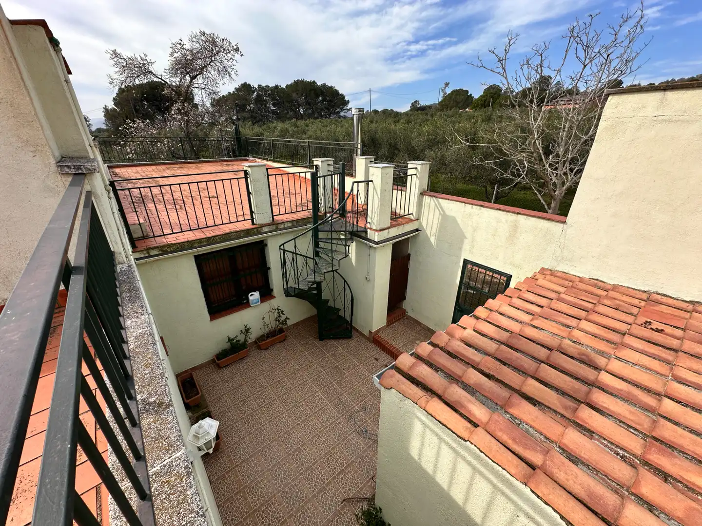 Terrassa de Finca rústica en venda en Riudecanyes amb Calefacció, Jardí privat i Terrassa