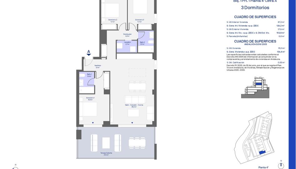 Photo 1 from new construction home in Flat for sale in Padre Luis Garcia Cerezo, Cancelada, Málaga