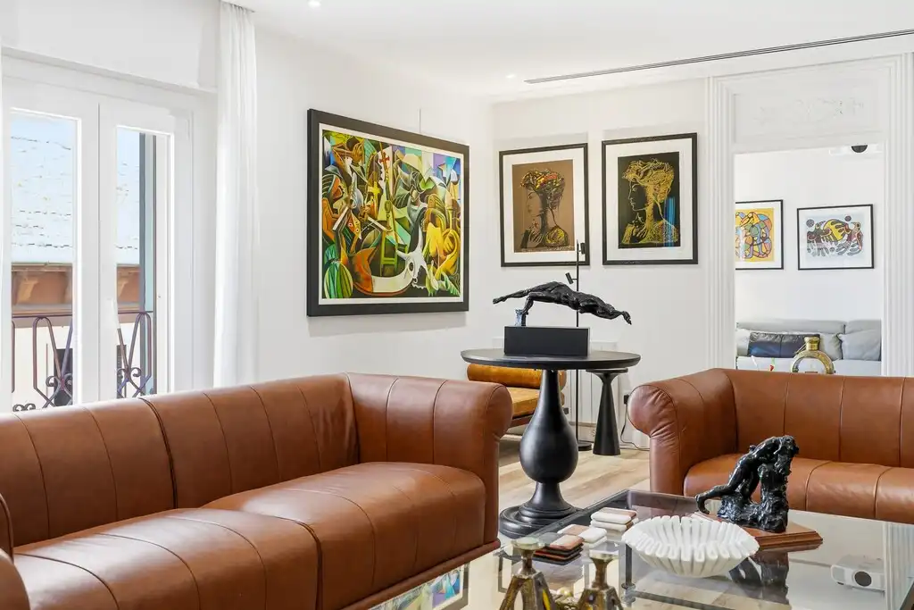 Sala d'estar de Apartament en venda en  Palma de Mallorca amb Aire condicionat, Calefacció i Parquet