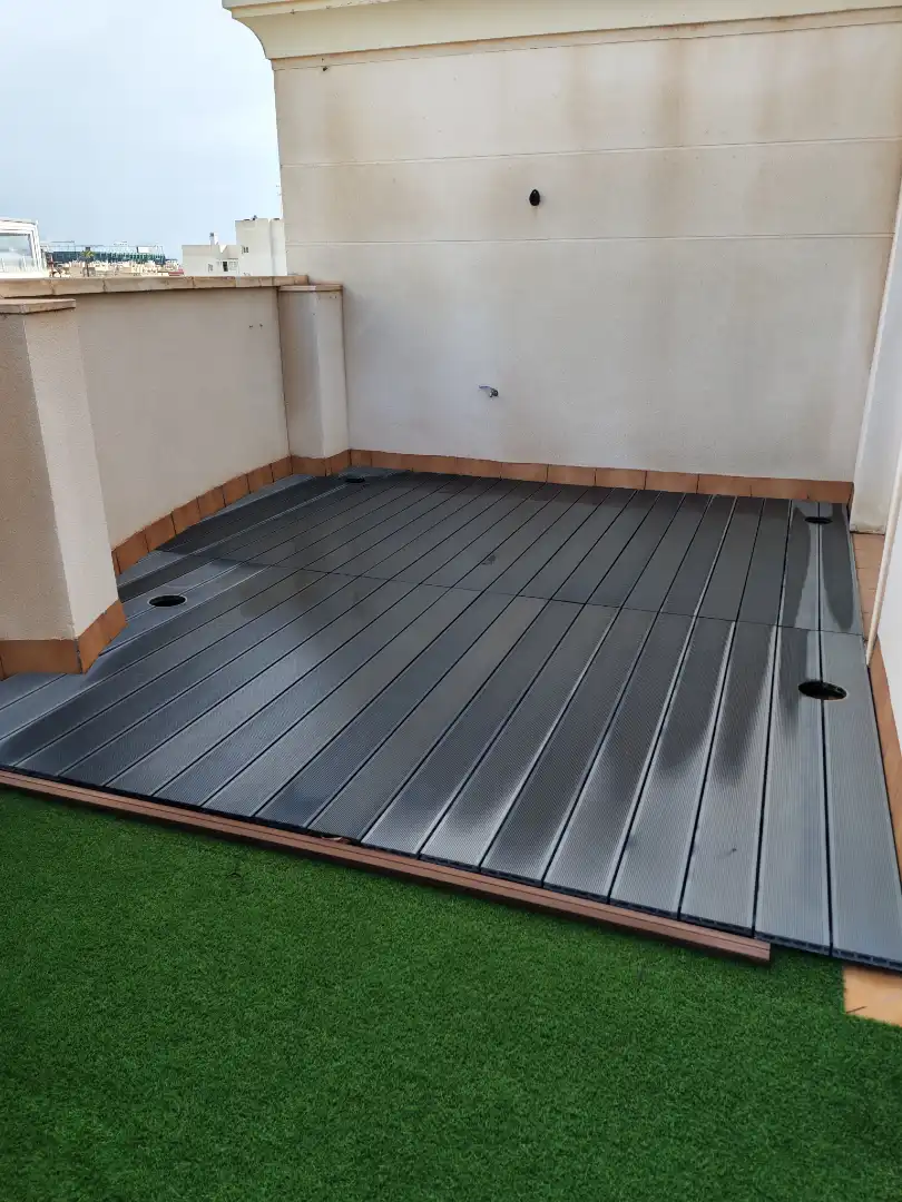 Terrace of Attic for sale in Elche / Elx  with Air Conditioner, Parquet flooring and Terrace