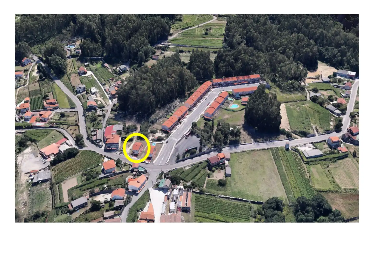 Außenansicht von Haus oder Chalet zum Verkauf in Sanxenxo mit Heizung, Privatgarten und Parkett
