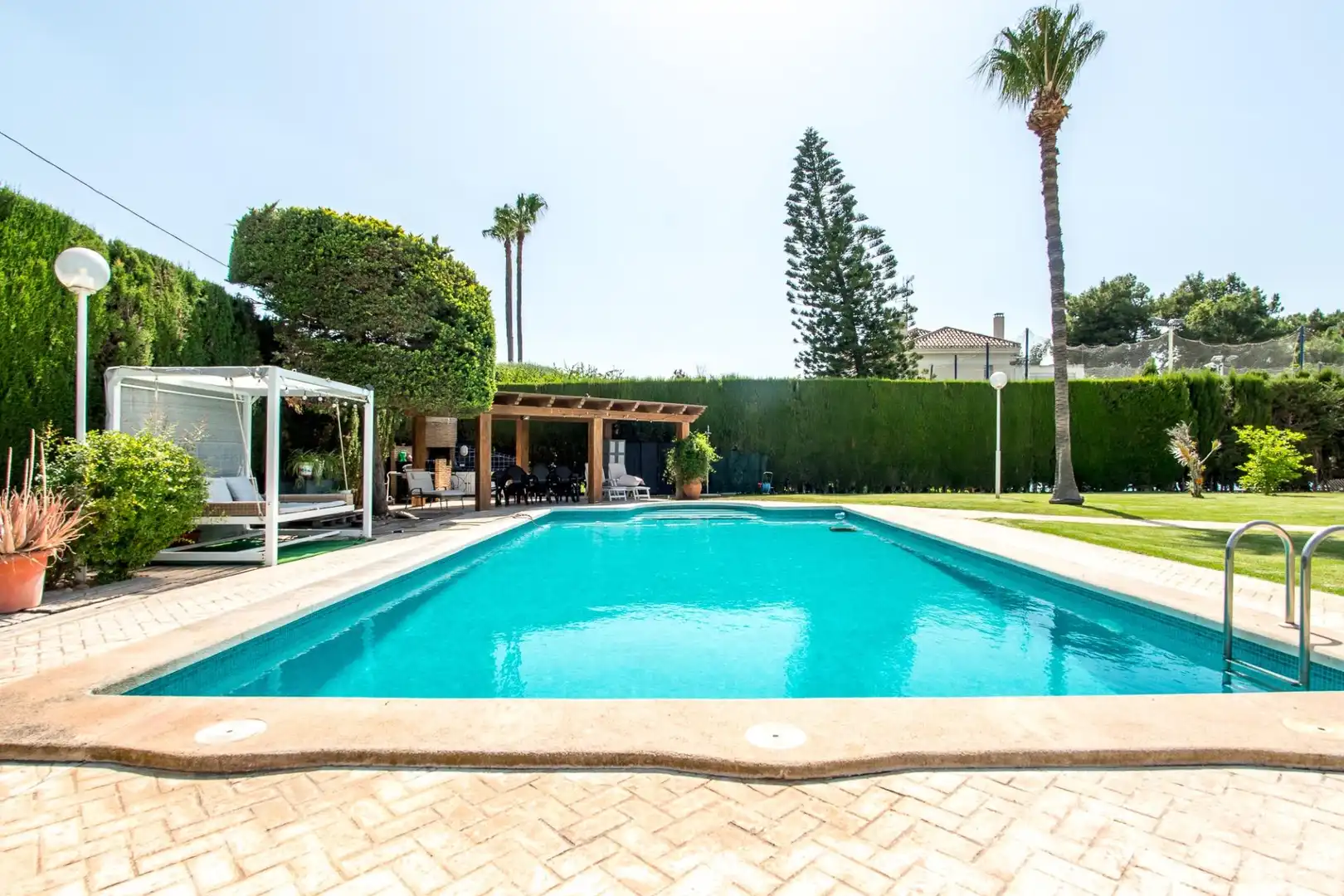 Piscina de Casa o xalet en venda en Murcia amb Aire condicionat, Calefacció i Jardí privat