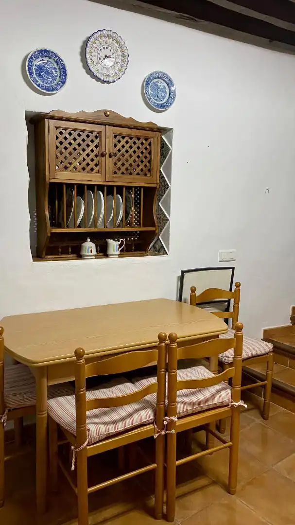 Dining room of Houses for rent in Almáchar  with Furnished, Oven and Microwave