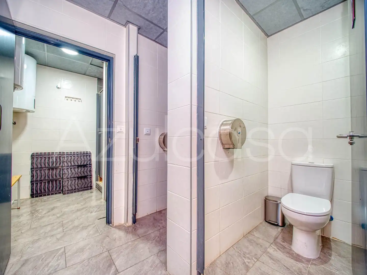 Badezimmer von Wohnung zum Verkauf in El Campello mit Klimaanlage, Privatgarten und Parkett