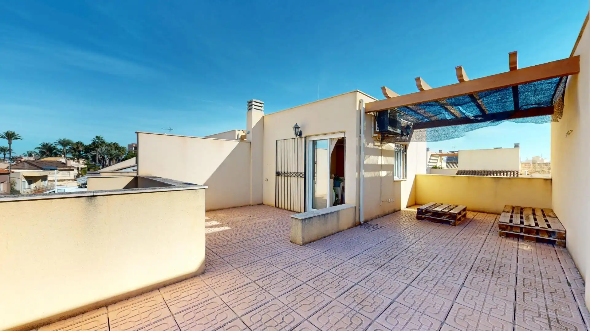 Terraza de Dúplex en venta en San Pedro del Pinatar con Terraza, Amueblado y Piscina comunitaria