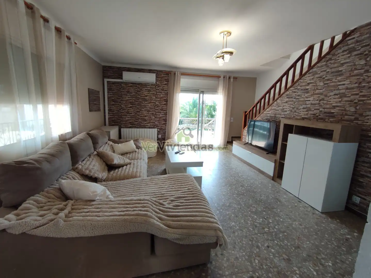 Living room of Houses for sale in Masquefa  with Air Conditioner, Heating and Private garden