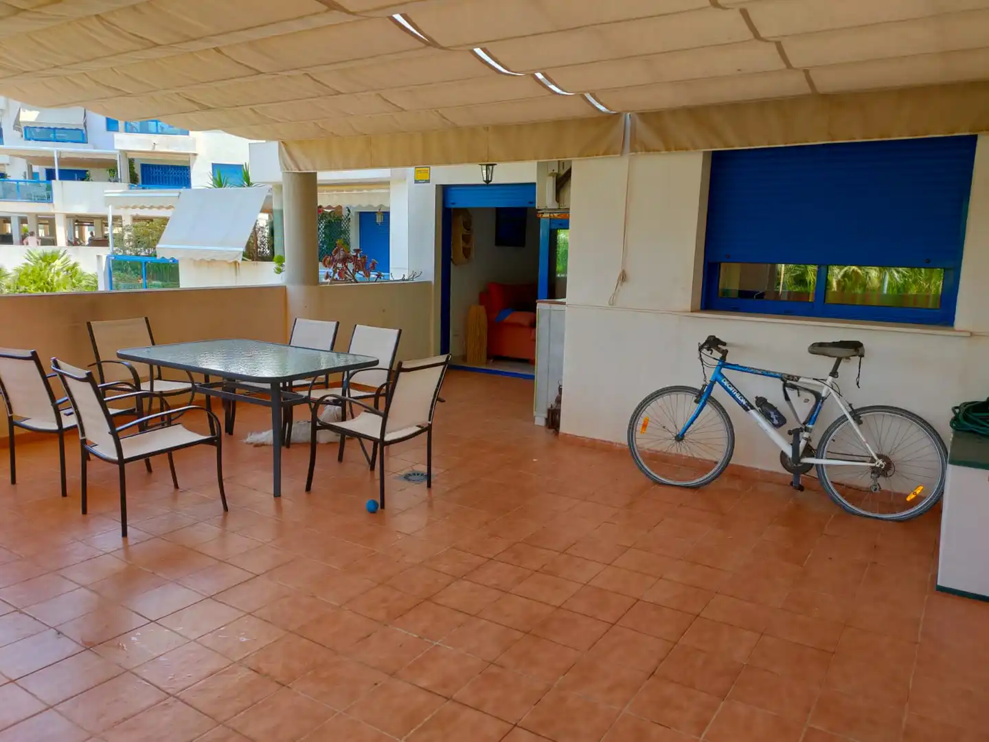 Terrasse von Wohnung zur Miete in Cartagena mit Möbliert, Ofen und Waschmaschine