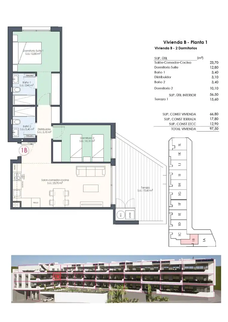 Appartement compact avec piscine à vendre à Benijófar, imagen 33