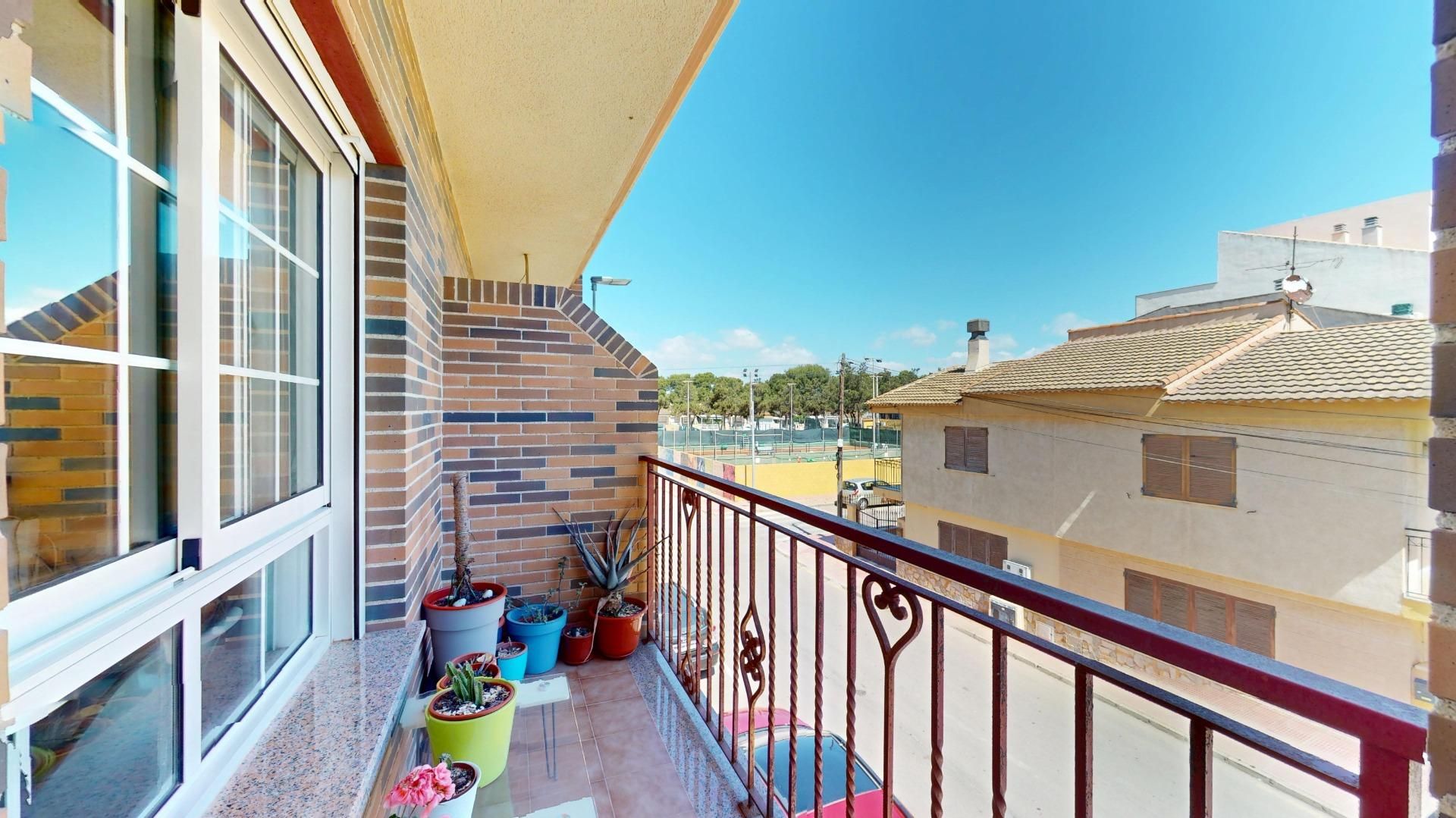 Terrassa de Apartament en venda en Los Alcázares amb Aire condicionat, Calefacció i Terrassa