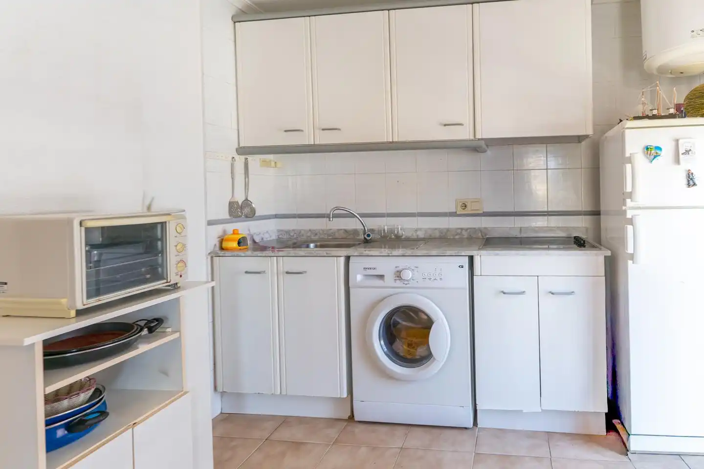 Kitchen of Flat for sale in Santa Pola  with Air Conditioner, Terrace and Swimming Pool