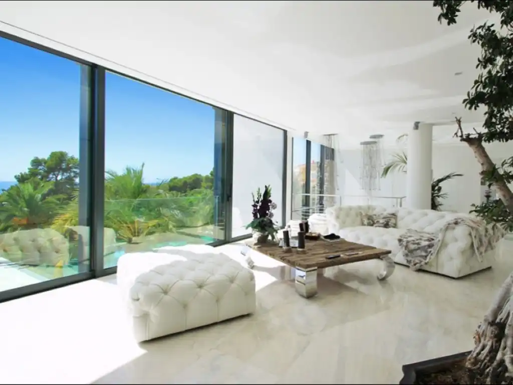Living room of Houses for rent in Calvià  with Air Conditioner, Private garden and Swimming Pool